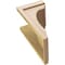 Ekena Millwork 12"W x 12"D x 24"H Wide Warren Rough Cedar Woodgrain TimberThane Corbel, Primed Tan CORUR12X12X24WARRCPR - alternate 3